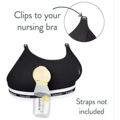 Bravado Nursing Bras*- Clip & Pump Hands-Free Nursing Accessory 17D Xl Dove Heather