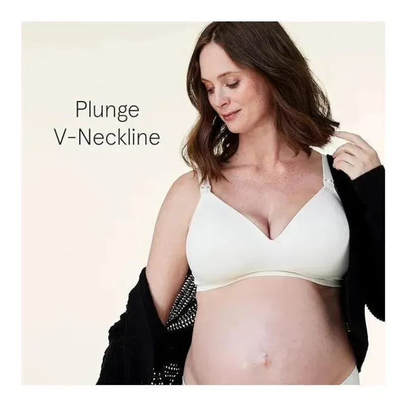 Bravado Nursing Bras*- Plunge Nursing Bra, Antique White