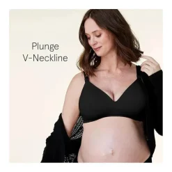 Bravado Nursing Bras*- Plunge Nursing Bra, 17B M Black