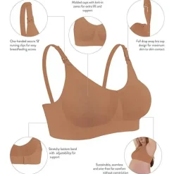 Bravado Nursing Bras*Body Silk Seamless Nursing Bra Cinnamon Medium