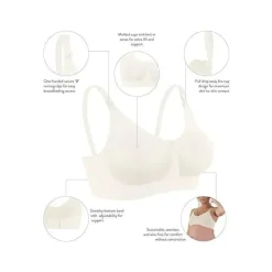 Bravado Nursing Bras*Body Silk Seamless Nursing Bra Antique White