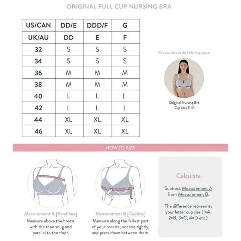 Bravado Nursing Bras*Original Full Cup Nursing Bra, Dove Heather