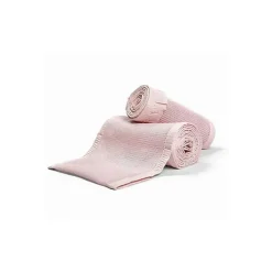 BreathableBaby Crib & Bed Sheets*- Breathable Mesh Crib Liner, Deluxe Ruffle Collection, Blush