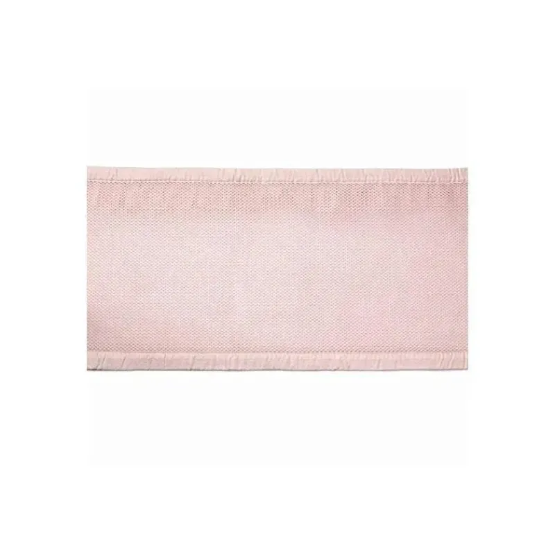 BreathableBaby Crib & Bed Sheets*- Breathable Mesh Crib Liner, Deluxe Ruffle Collection, Blush