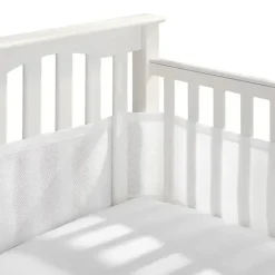 BreathableBaby Bumpers, Liners & Skirts*- Classic Breathable Mesh Crib Liner, White