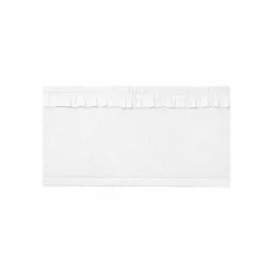 BreathableBaby Bumpers, Liners & Skirts*- Deluxe Breathable Mesh Crib Liner, White Ruffle