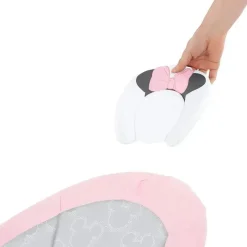 Bright Starts Mickey & Minnie|Bouncers, Swings & Rockers*- Baby Disney Minnie Mouse Rosy Skies Bouncer Pink