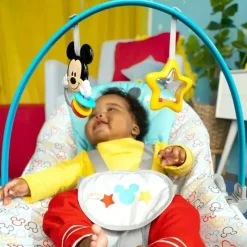 Bright Starts Mickey & Minnie|Bouncers, Swings & Rockers*- Disney Baby Mickey Mouse Infant To Toddler Rocker