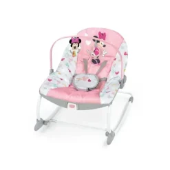Bright Starts Mickey & Minnie|Bouncers, Swings & Rockers*- Disney Baby Minnie Mouse Infant To Toddler Rocker