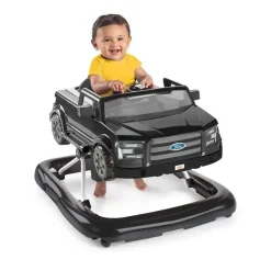 Bright Starts Walkers|Toys For 0-12 Months*- Ford F-150 4-in-1 Agate Black Baby Activity Center & Push Walker