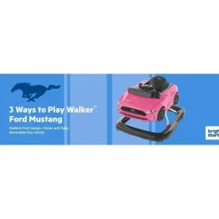 Baby Einstein Walkers|Toys For 0-12 Months*Bright Starts - Ford Mustang 3 Ways To Play Walker - Pink