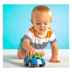 Bright Starts Cars|Cars, Trucks & Trains*- Rattle & Roll Buggie Easy Grasp Push Vehicle