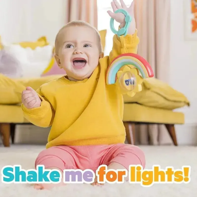 Bright Starts Stroller & Car Seat Toys*- Sun Shaker Shake & Glow Baby Activity Toy