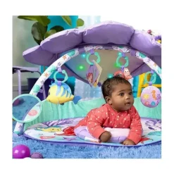 Bright Starts Playmats & Gyms|Toys For 0-12 Months*- The Little Mermaid Twinkle Trove Lights & Music Activity Gym