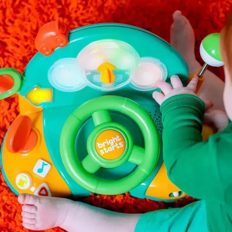 Bright Starts Pretend Play|Toys For 2 Year Old*Lights & Colors Driver Toy Steering Wheel