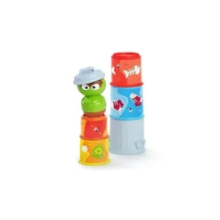 Bright Starts Toys For 2 Year Old*Oscar The Grouch's Staking Cans Stackable cups