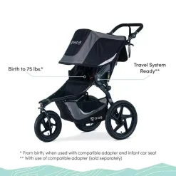 BOB Jogging Strollers*Britax - Gear Revolution Flex 3.0 Jogging Stroller, Graphite Black