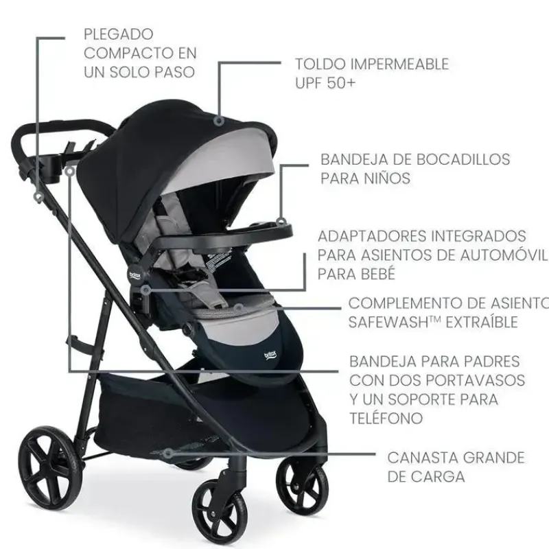 Britax Lightweight Strollers*- Brook+ Modular Baby Stroller