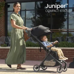 Britax Lightweight Strollers*- Juniper Compact On-The-Go Stroller, Raven Black