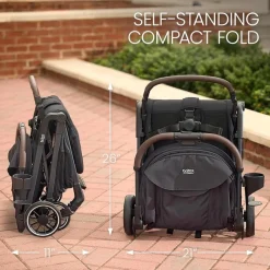 Britax Lightweight Strollers*- Juniper Compact On-The-Go Stroller, Raven Black