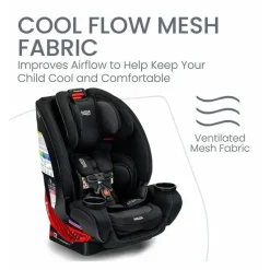Britax All In One Car Seat|Convertible Car Seats*- One4Life ClickTight All-in-One Car Seat, Cool Flow Carbon