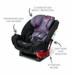Britax All In One Car Seat|Convertible Car Seats*- One4Life ClickTight All-in-One Car Seat Iris Onyx