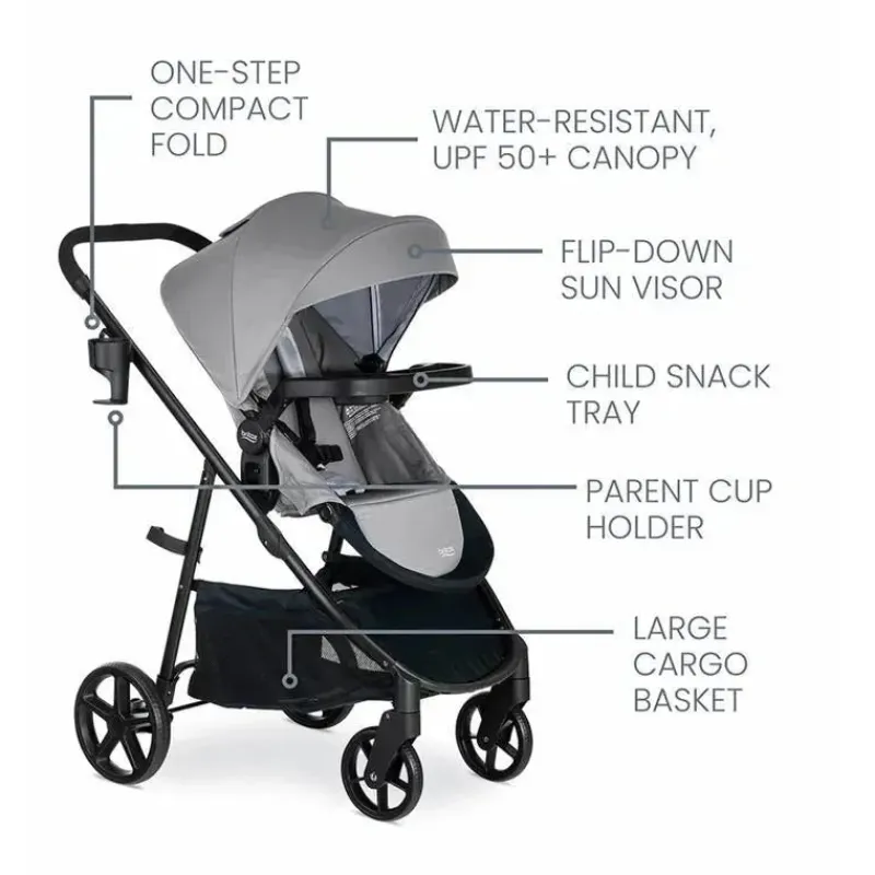 Britax Travel Systems*- Willow Brook Travel System, Graphite Glacier