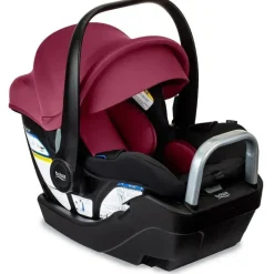 Britax Infant Car Seats*- Willow S Infant Car Seat with Alpine Anti-Rebound Base, Ruby Onyx