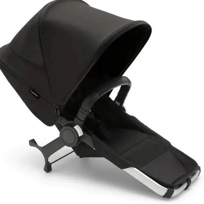 Bugaboo Add-On Seats & Boards*- Donkey 5 Duo Extension Complete, Aluminum | Midnight Black