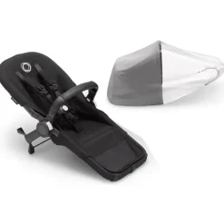 Bugaboo Add-On Seats & Boards*- Donkey 5 Duo Extension Set Midnight Black