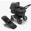 Bugaboo Top Strollers|Single To Double Strollers*- Donkey 5 Mineral Mono Complete, Black/Washed Black