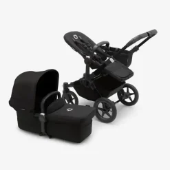 Bugaboo Single To Double Strollers*- Donkey 5 Mono Complete Black/Midnight Black