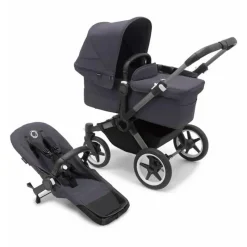 Bugaboo Single Strollers*- Donkey 5 Mono Complete Stroller, Graphite /Stormy Blue