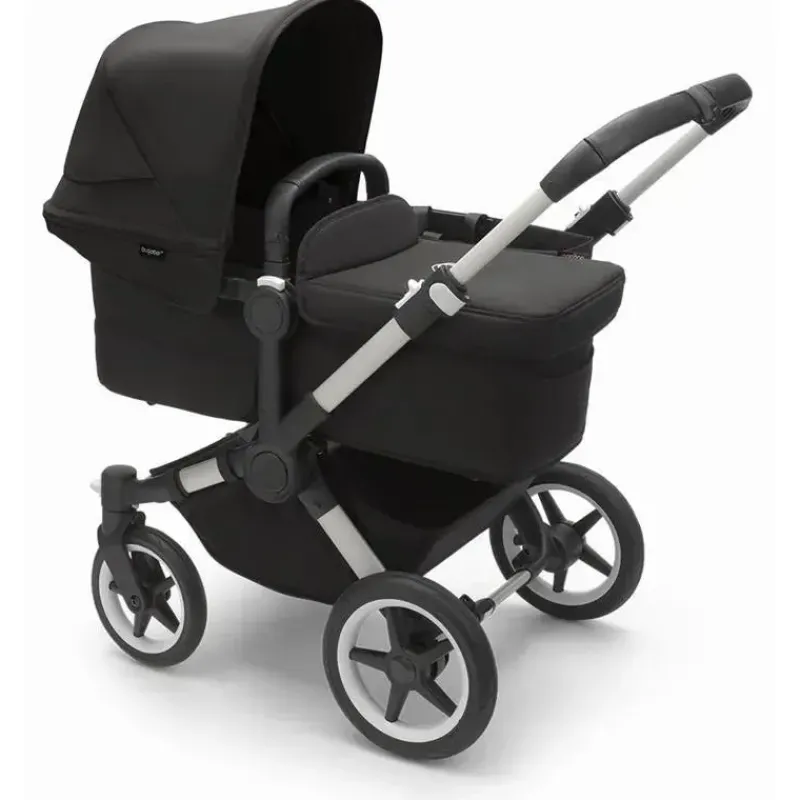 Bugaboo Single To Double Strollers|Double Strollers*- Donkey 5 Mono Complete Single-to-Double Stroller, Aluminum/Midnight Black