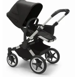 Bugaboo Single To Double Strollers|Double Strollers*- Donkey 5 Mono Complete Single-to-Double Stroller, Aluminum/Midnight Black