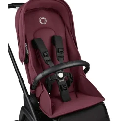 Bugaboo Lightweight Strollers*- Dragonfly Seat Complete, Black/Dark Cherry-Dark Cherry