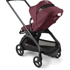 Bugaboo Lightweight Strollers*- Dragonfly Seat Complete, Black/Dark Cherry-Dark Cherry