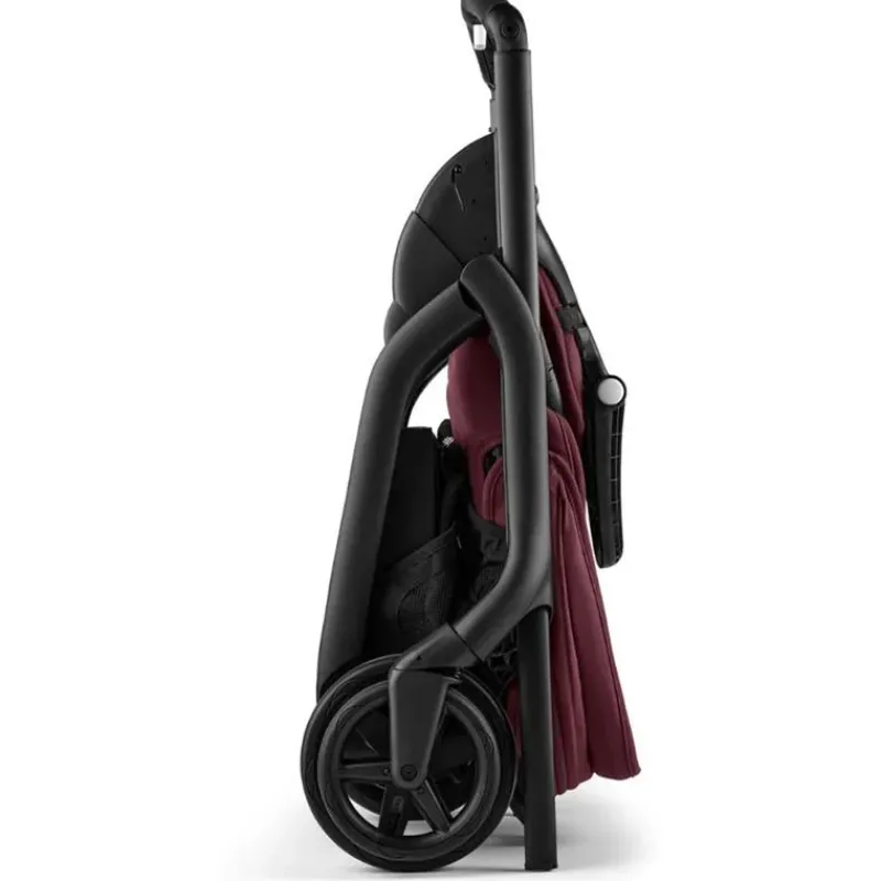 Bugaboo Lightweight Strollers*- Dragonfly Seat Complete, Black/Dark Cherry-Dark Cherry