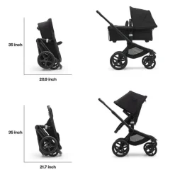 Bugaboo Single Strollers*- Fox 5 Complete Stroller, Black/Midnight Black