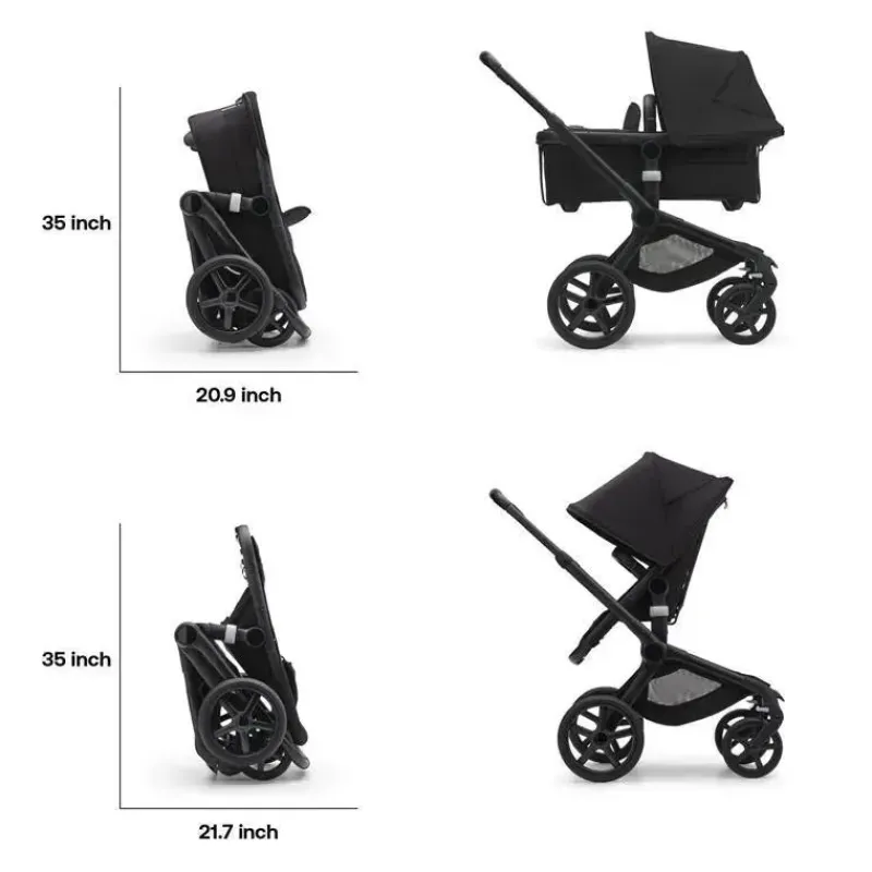 Bugaboo Single Strollers*- Fox 5 Complete Stroller, Black/Midnight Black