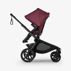 Bugaboo Top Strollers|Single To Double Strollers*- Kangaroo Complete Stroller, Black/Dark Cherry