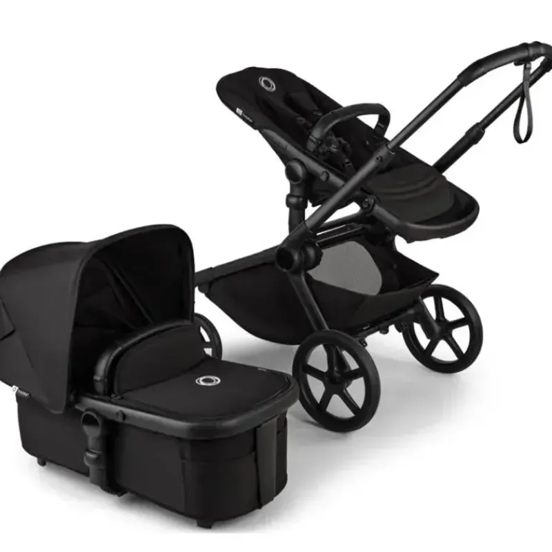 Bugaboo Single To Double Strollers|Double Strollers*- Kangaroo Complete Stroller, Black/Midnight Black