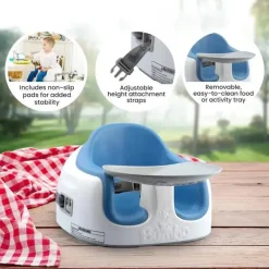 Bumbo Seats & Booster Chairs*- Powder Blue Adjustable Height 3-in-1 Multi Seat