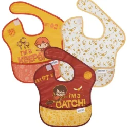 Bumkins Harry Potter|Bibs*19 - Harry Potter Superbib 3 Pack, Quidditch