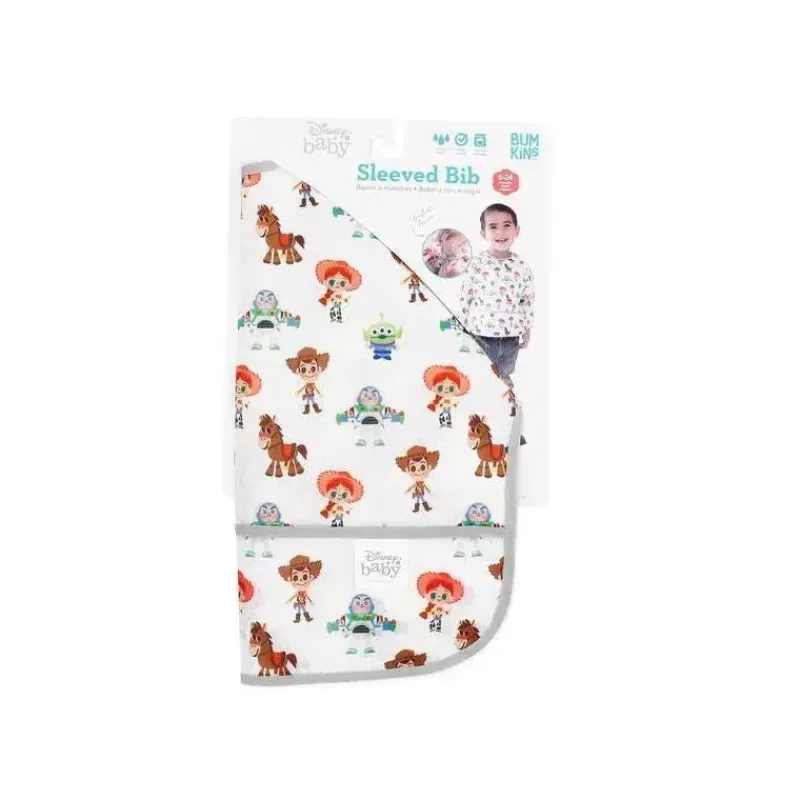 Bumkins Toy Story|Bibs*- Baby Sleeved Bib - Toy Story
