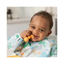 Bumkins Utensils & Accessories|Dishes, Utensils & Food Containers*- Chewtensils baby utensils set - Tangerine