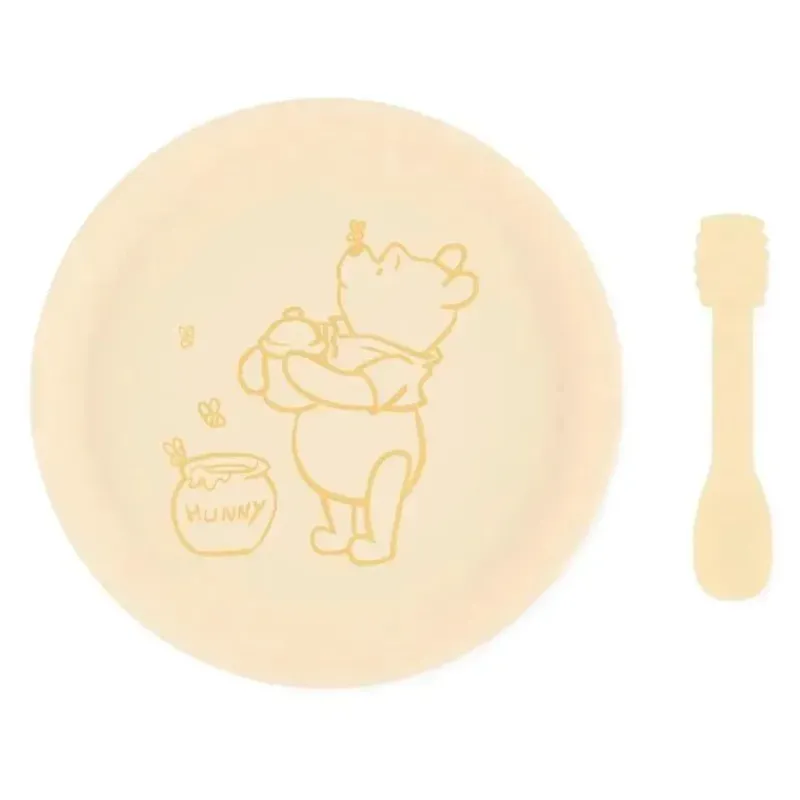 Bumkins Plates & Bowls|Dishes, Utensils & Food Containers*- Disney Baby and Toddler Silicone Plate and Spoon Set, 6 Months Up, Winnie The Pooh