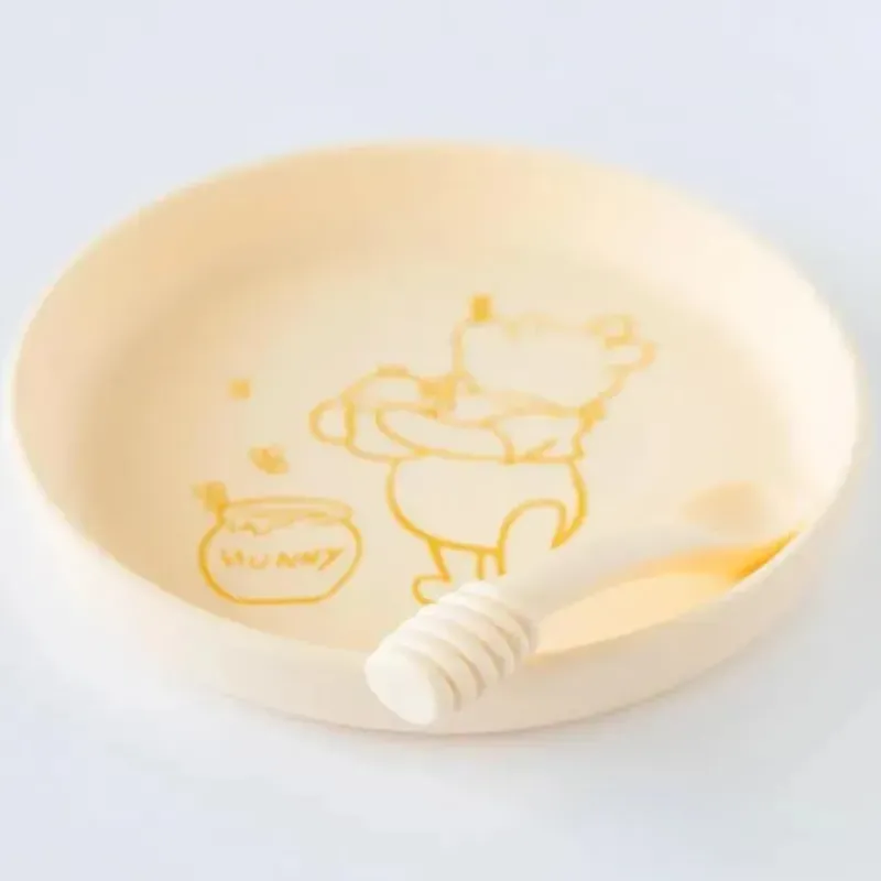 Bumkins Plates & Bowls|Dishes, Utensils & Food Containers*- Disney Baby and Toddler Silicone Plate and Spoon Set, 6 Months Up, Winnie The Pooh