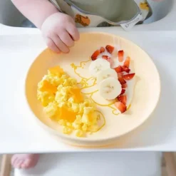 Bumkins Plates & Bowls|Dishes, Utensils & Food Containers*- Disney Baby and Toddler Silicone Plate and Spoon Set, 6 Months Up, Winnie The Pooh