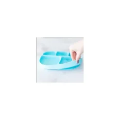 Bumkins Suction Plates & Bowls|Dishes, Utensils & Food Containers*- Grip Dish And Stretch Lid, Blue